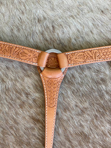 Combo Ring in Center Breast Collar — Light Oil