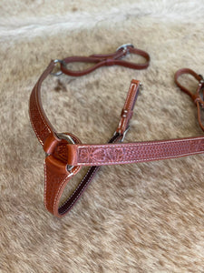 Combo Ring in Center Breast Collar — Medium Oil