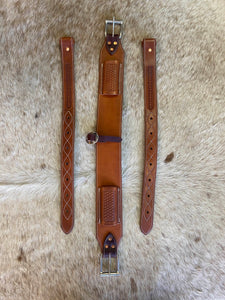 3" Keeper Back Cinch Set — Medium Oil