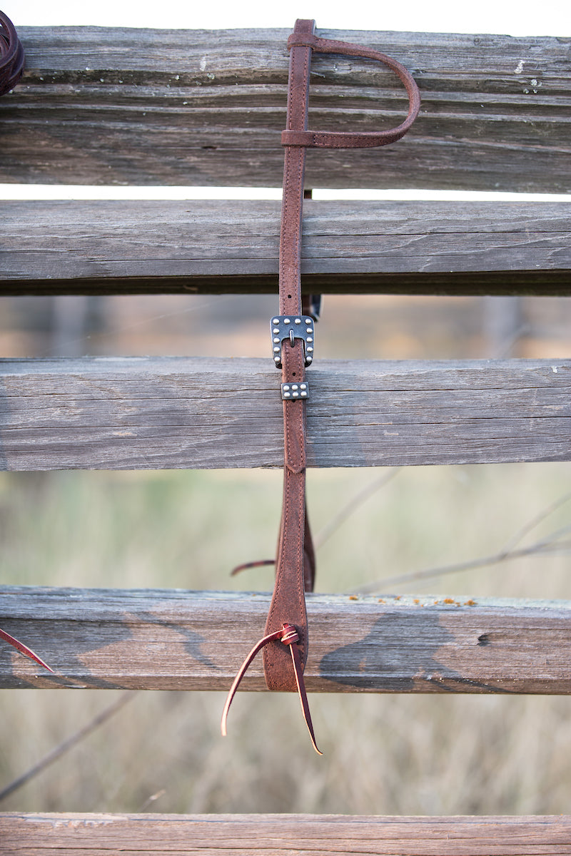 Roughrider Chocolate One Ear Headstall